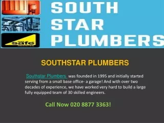 Find Local Commercial Heating Engineers in London - Southstar Plumbers