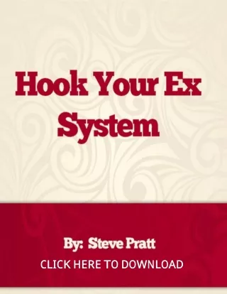 Hook Your Ex System PDF, eBook by Steve Pratt