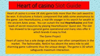 heart of casino slot guide
