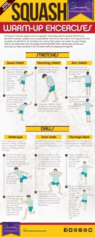 squash warm up excercises