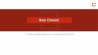 Robert Chioini - Experienced Professional From Wixom, Michigan