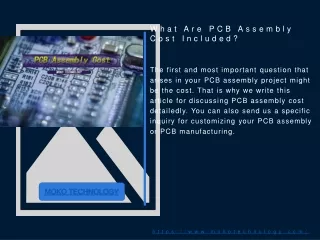 What Are PCB Assembly Cost Included?
