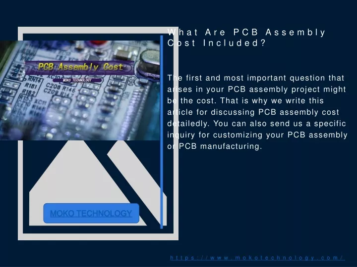 what are pcb assembly cost included
