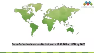 retro reflective materials market worth