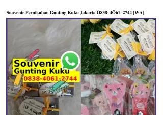 Souvenir Pernikahan Gunting Kuku Jakarta O838–4O61–2744 {WhatsApp}