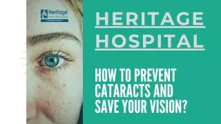 How To Prevent Cataracts And Save Your Vision?