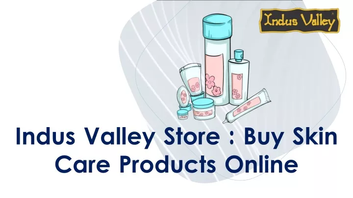 indus valley store buy skin care products online