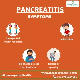 Symptoms Of Pancreatitis | Homeopathic Treatment for Pancreatitis in Vellore, India