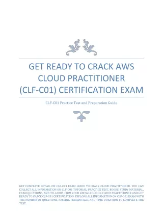 get ready to crack aws cloud practitioner