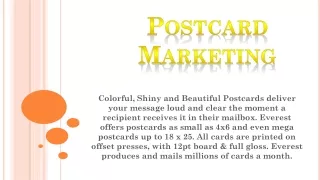 Postcard Marketing-Everest DMM