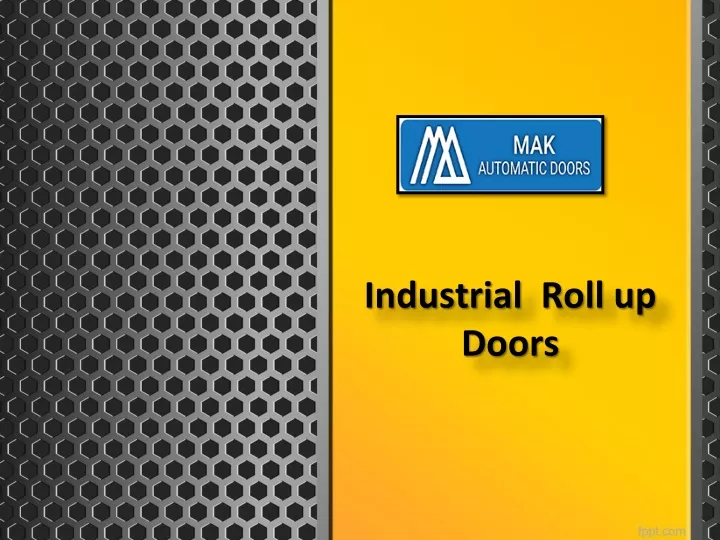 industrial roll up doors