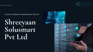 Top Software Development service at Shreeyaan Solusmart