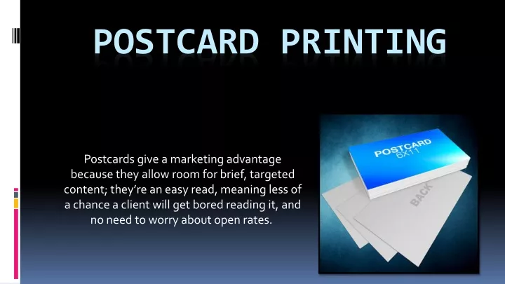 postcard printing