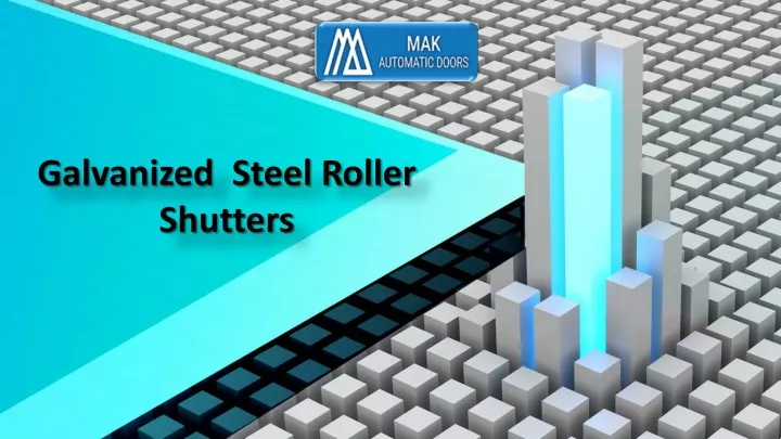 galvanized steel roller shutters