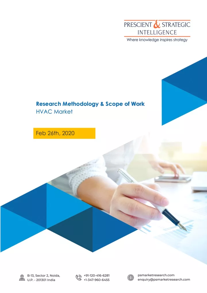 research methodology scope of work hvac market
