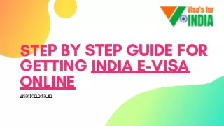 Guideline to get Indian e-visa online Step by Step | Visas for India