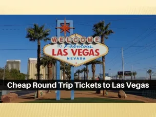 Cheap Round Trip Flights to Vegas -1800-953-8509