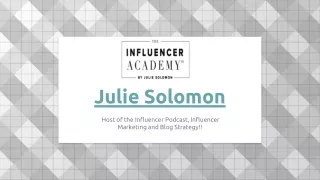Julie Solomon | Digital Marketing Consulting Services