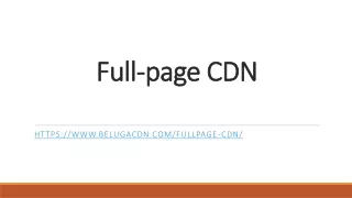 full page cdn