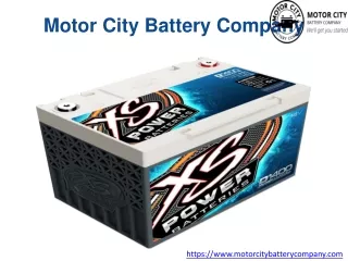 Batteries Detroit | Motor City Battery Company