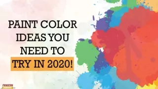 Paint Color Ideas You Need To Try In 2020!