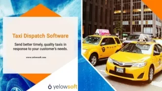 Change your company’s fortunes with Yelowsoft’s taxi dispatch software