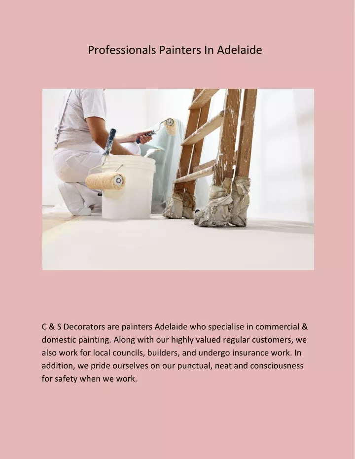 professionals painters in adelaide