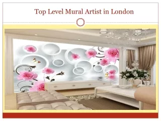 Top Level Mural Artist in London | Alexander Frederick
