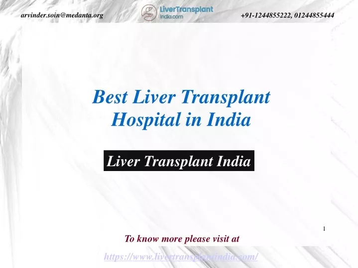 best liver transplant hospital in india