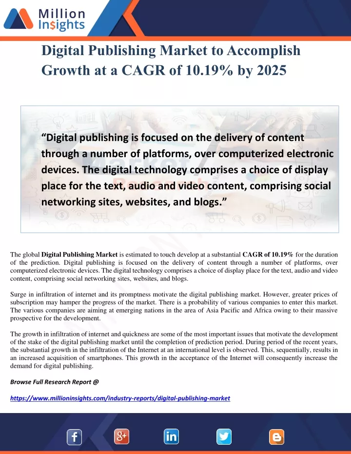 digital publishing market to accomplish growth