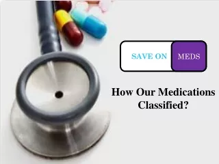 How Our Medications Classified? - SaveonMeds Drug Discount Card