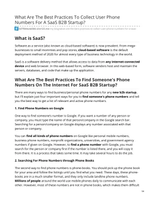 what are the best practices to collect user phone