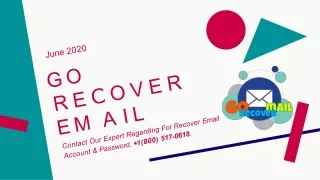 Recover Email Account and Password