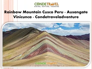 Rainbow Mountain Cusco Peru - Ausangate Vinicunca - Condetraveladventure