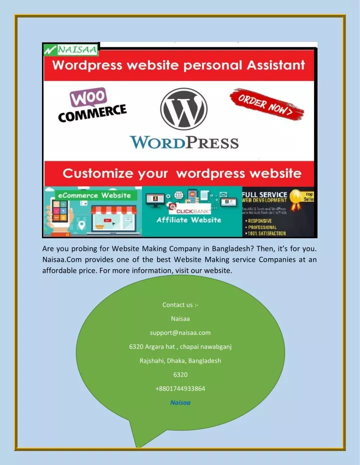 are you probing for website making company