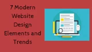 The 7 Elements of Modern Web Design | Make My Website