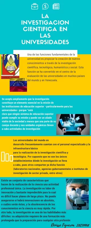 LAS INVESTIGACIONES CIENTÍFICAS EN LAS UNIVERSIDADES