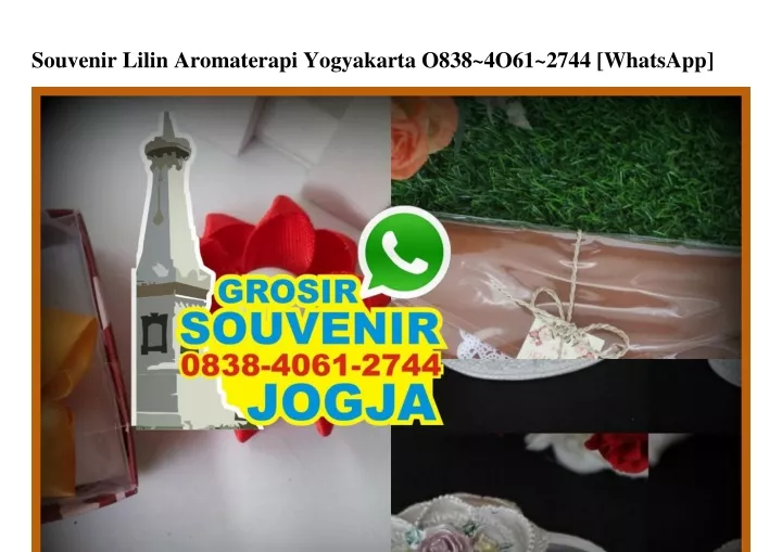 souvenir lilin aromaterapi yogyakarta o838 4o61