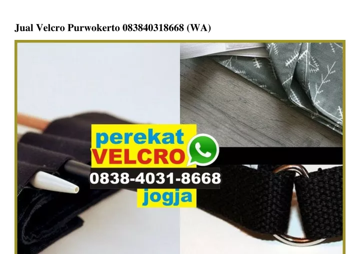 jual velcro purwokerto 083840318668 wa