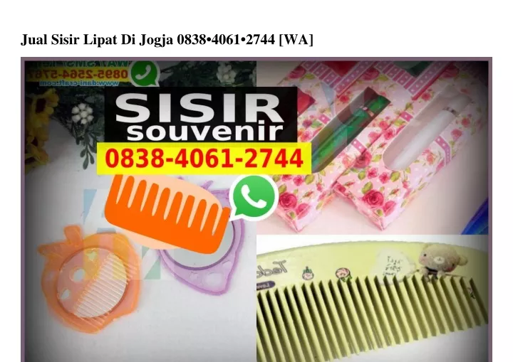 jual sisir lipat di jogja 0838 4061 2744 wa