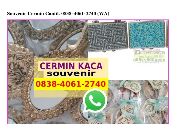 souvenir cermin cantik 0838 406i 2740 wa