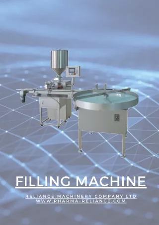 Paste and cream bottle filling and capping machine RELIANCE