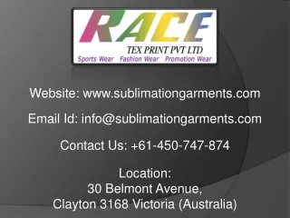 website www sublimationgarments com