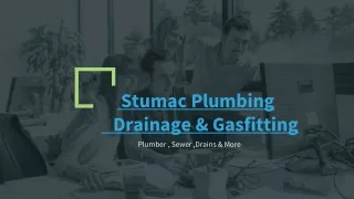 Blocked Drain & Plumbing Repair Service in Australia | Stumac Plumbing