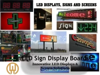 led sign display boards