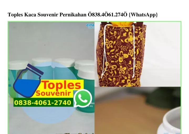 toples kaca souvenir pernikahan