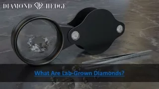 Lab Grown Diamonds - Diamond Hedge