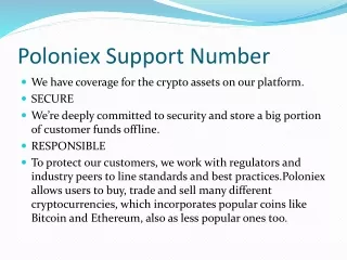 poloniex support number