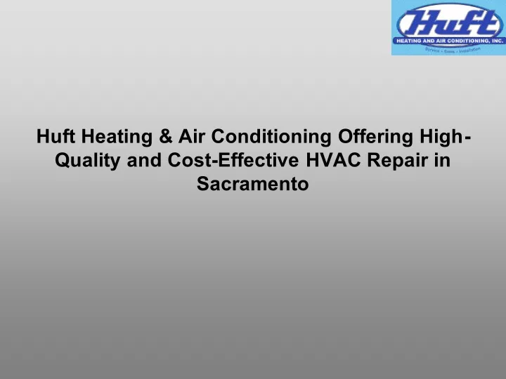huft heating air conditioning offering high