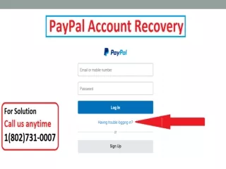 PayPal Account Recovery
